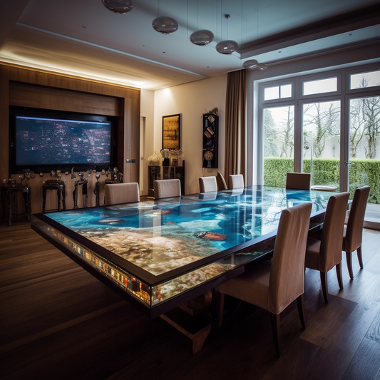 55 Inch Digital Game Table (Walnut)